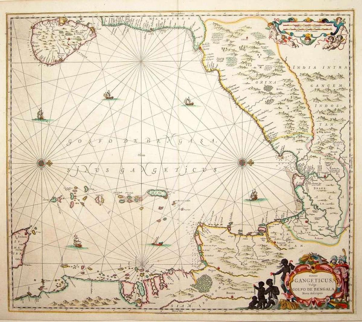 qədim Şri-Lanka xəritəsi