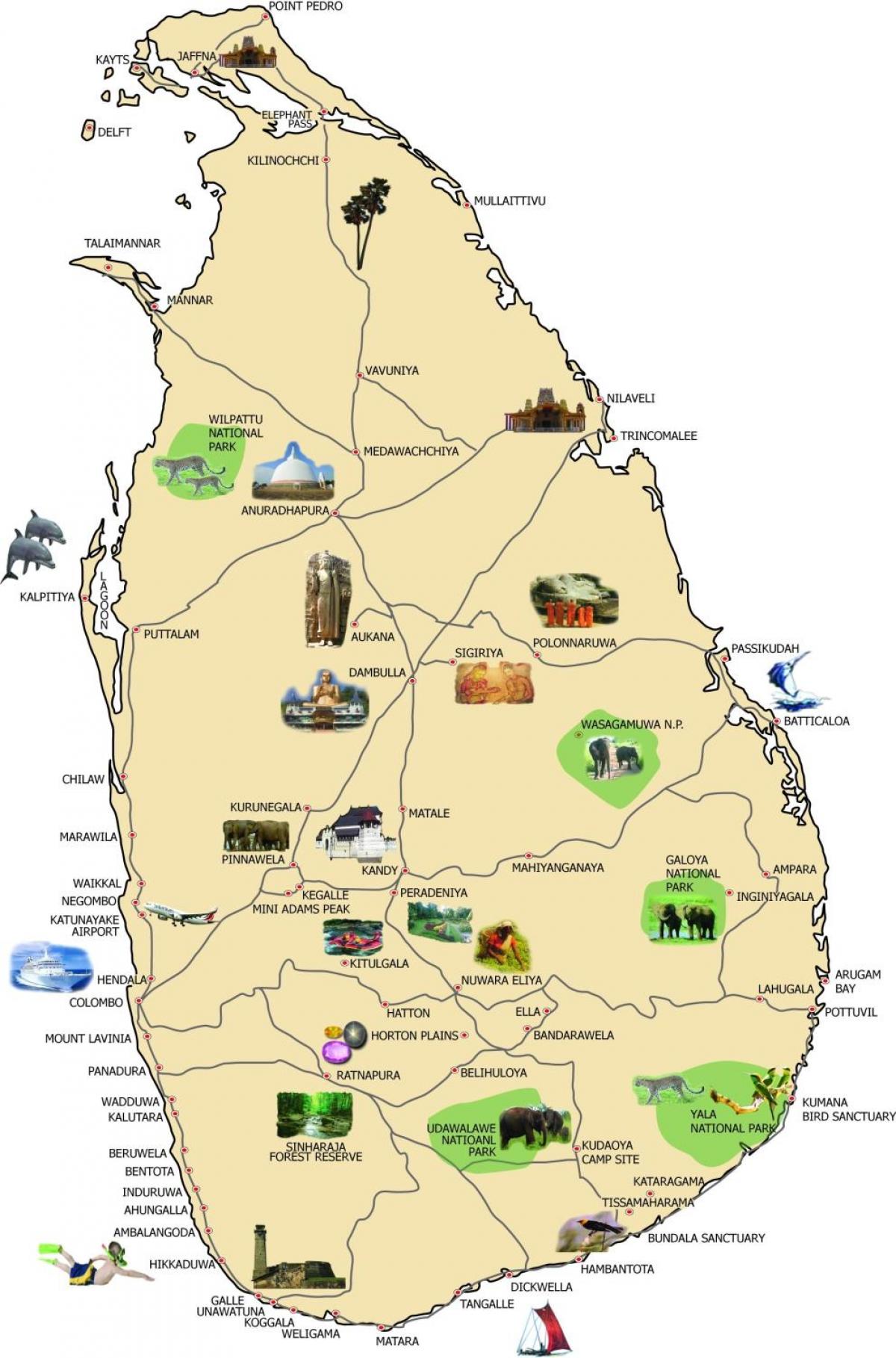 kart Бентота, Şri-Lanka