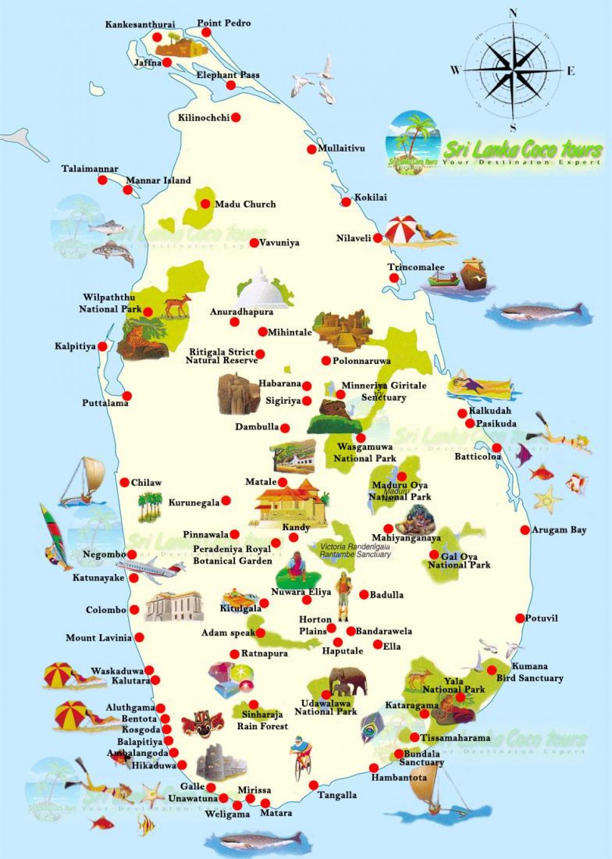 kart Унаватуна, Şri-Lanka