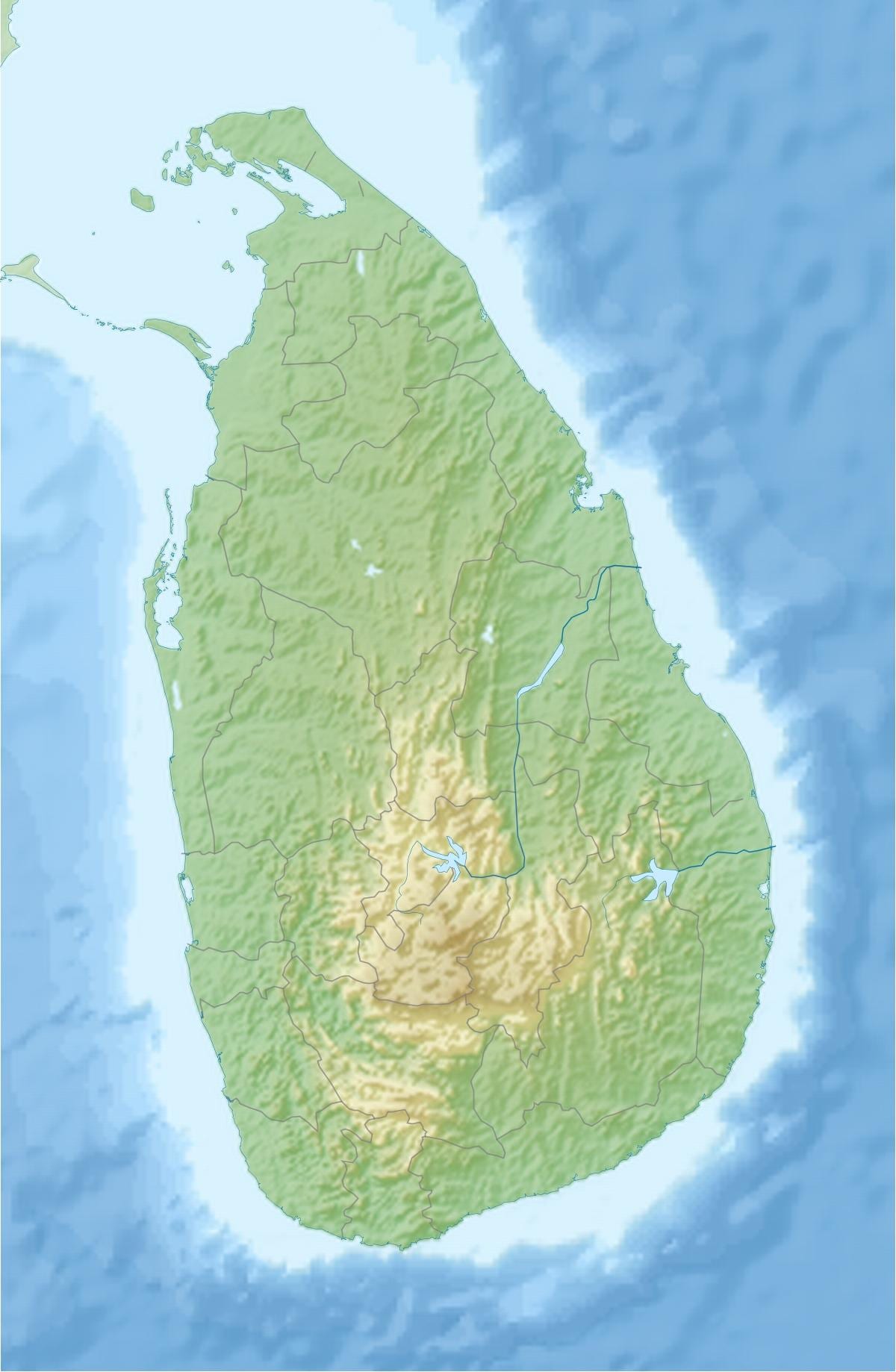 xəritəsi, Torpaq Xəritəsi Şri-Lanka