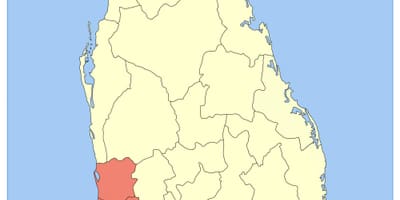 Kart Şri-Lanka, qərb əyaləti