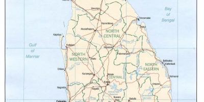 Şri-Lanka GPS xəritə online